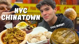 trying VIRAL foods in NYC CHINATOWN | $100 Budget 🥢🥟