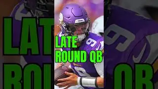 Why Is No One Drafting JJ McCarthy?! Late Round QB 💤