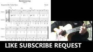 Toosii - Reminiscing (Guitar parts with Tab)