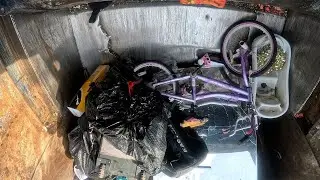 Rear Loader Garbage Truck Hopper POV | Packing Bulky Waste
