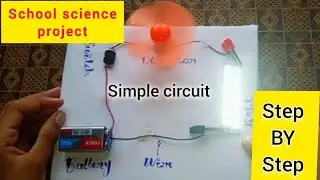 ‎How To Make a Simple Electric Circuit | Science project for school exhibition | At Home