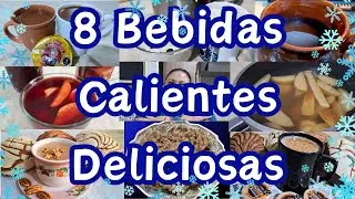 🥶8 BEBIDAS CALIENTES DELICIOSAS❄️ #mihogardulcehogar #bebidascalientes #chocolate