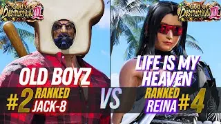 T8 ✪ OLD BOYZ (#2 Ranked Jack-8) 🆚 LIFE IS MY HEAVEN (#4 Ranked Reina) ✪ Tekken 8 High Level Match