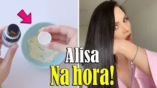 BOTOX CAPILAR CASEIRO -  CABELO FICA LISO SEM CHAPINHA SEM QUÍMICA (ALISA MUITO) ! por Julia Doorman