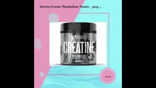 Warrior Creatine Monohydrate Powder &ndash; 300g &ndash; Micronised for Easy Mixing and