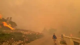 U naselju Valdebek u Puli ponovno je izbio veliki požar, ga&scaron;enju se pridružio kanader