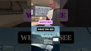 What I see VS what you see..#trafficengineering #synchro #trafficanalysis #trafficsimulation