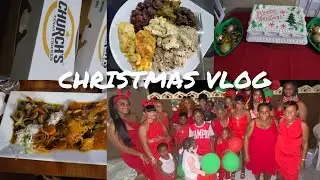 Dinner at Glorias Christmas Eve, Christmas Morning Service and Family Dinner, Gift Unboxing and 