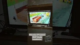 Hikvision 3047 IP Camera Setup Installation. #cctvinstallation #cctv #ipcamera #hikvision