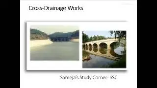 Cross Drainage Works (Aqueduct, Siphon Aqueduct, Super Passage & Canal Siphon) fully explained, MCQs