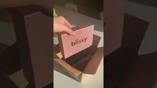 That moment you receive your Blissy package 🤩✨