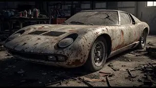 ASMR Car Restoration! 1967 Lamborghini Miura Full Restoration from Abandoned to Looking New
