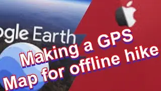 Making a GPS map for offline hiking