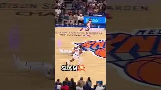 THE. DANCING. BEAR. 🤯 #nba #knicks
