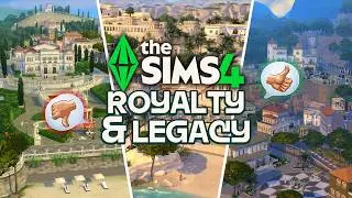 КАРТА ГОРОДА И ФАКТЫ О ДОПОЛНЕНИИ - SIMS 4 - ROYALTY & LEGACY