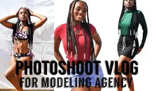 PHOTOSHOOT VLOG| FOR MODELING AGENCY|*behind the scenes*