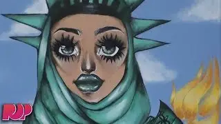 Painting Of Lady Liberty In Hijab Triggers People