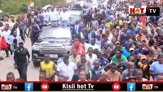 Ruto, Kindiki and Simba Arati Draws Crowds in Kisii, Matiang'i 'Collapses'