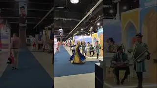 #Uzbekistan show in Ptax expo #traditional #dance #song