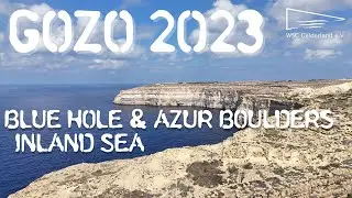 Tauchen auf Gozo -  blue hole, azur boulders and inland sea - Oktober 2023