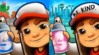Subway surfers : Brawl Star 2025 🆚 Winter Extreme City Comparison 