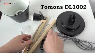 Tomons DL1002 Scandinavian Wood Desk Lamp Unboxing & Assembly