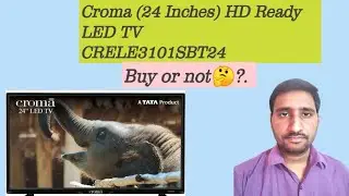 Croma 24 inch HD redy led tv📺🔥. Best budget tv  from croma🔥Buy this TV or not ? 🤔