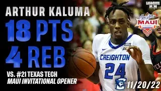 Arthur Kaluma Impressive in Maui Invitational Opening Win | Game-high 18 PTS on 55% FG | 11.21.22