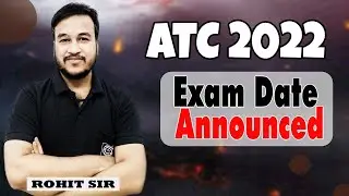 ATC Exam Date Declared I ATC Recruitment 2022 ATC I AAI ATC EXAM DATE 2022 ANNOUNCED