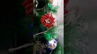 #lilumdesign #christmasdecoration #diy #glitterfoamsheetcraft