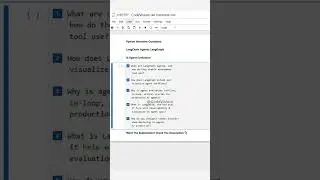 Python Interview Questions: LangChain Agents, LangGraph & Agent Evaluation! 🤖 #GenerativeAI #AI-