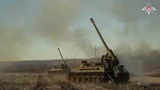 2S5 Giatsint-S⚔️ Combat work of the Russian Artillery❗