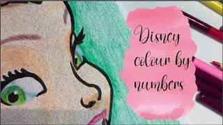 Relaxing Disney colour by numbers