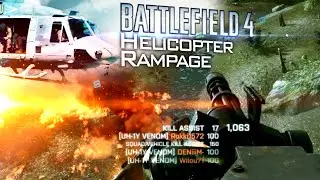 Battlefield 4: Helicopter Gunner Rampage - Guilin Peaks