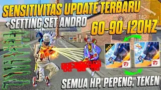 GACOR PARAH 😱 SENSITIVITAS FF AUTO HEADSHOT 2025+SET ANDRO FF!