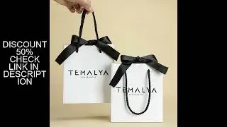 Custom Boutique Private Label Elegant Luxury Small white Jewelry Gift Wrapping Shopping Paper Bags W