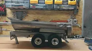 Krampe Mulde 1. Test mit Spindel in 1:12