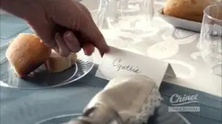 Chinet&reg; Cut Crystal&reg; Seating Arrangement