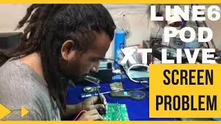 Line 6 POD XT Live | Screen Problem | Flickering on Display | Contrast is not Stable