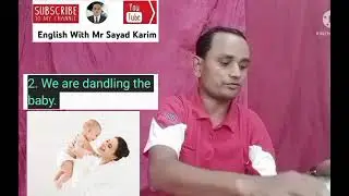 3 sentences in English grammar/ sibling | dandling | and feeding.#englishwithmrsayadkarim