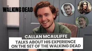 Callan McAuliffe talks about his experience on the set of The Walking Dead, the cast, Alden & Enid