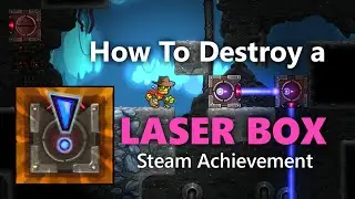 How to destroy a laser box? (SteamWorld Dig achievement)