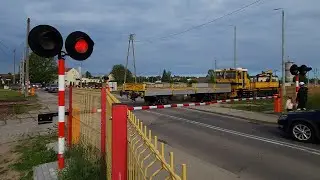 Przejazd kolejowy Hajn&oacute;wka ul. Warszawska LK31 | Railroad Crossing in Poland