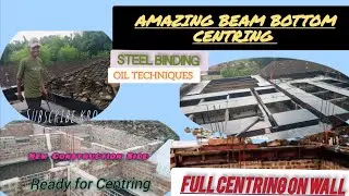 Slab,Centring , beam centring technique, tips,centring status,New Shuttering video, bottom with slab
