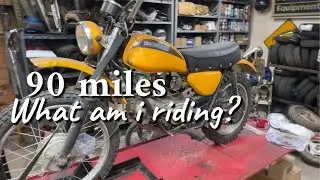 Honda SL70K0 - prep for a 90 mile ride.