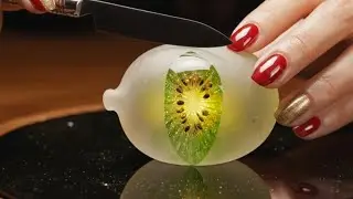 Cutting a Glowing Crystal Fruit in 8K | The Most Satisfying ASMR You&rsquo;ll See Today ✨