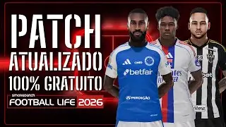 Updated PES 2021 Patch 100% Free with Brazilian League A&B, Football Life 26 Installation Tutorial