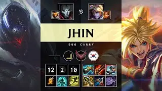 Jhin ADC vs Ezreal - KR Grandmaster Patch 25.20