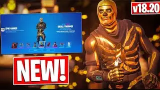 New Golden Skull Trooper Skin Review