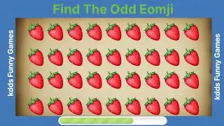 Find The Odd One Out 🧠 | Emoji Quiz Challenge | Easy to Impossible 👀